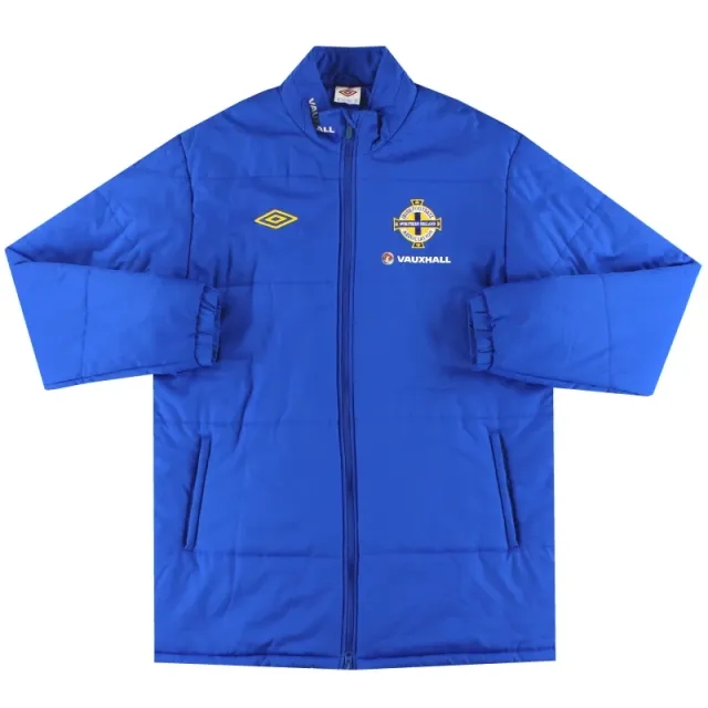 2010-12 Northern Ireland Umbro Padded Bench Coat XL - Northern Ireland / Excellent / XL