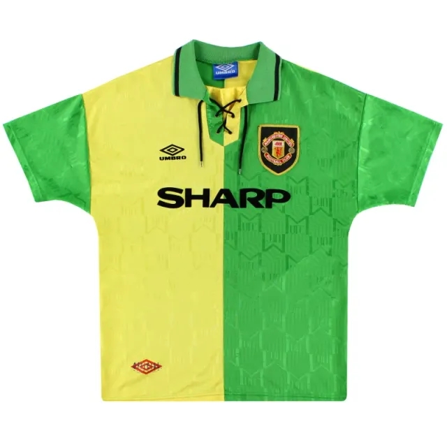 1992-94 Manchester United Umbro Newton Heath Third Shirt M - Manchester United / Very Good / Medium