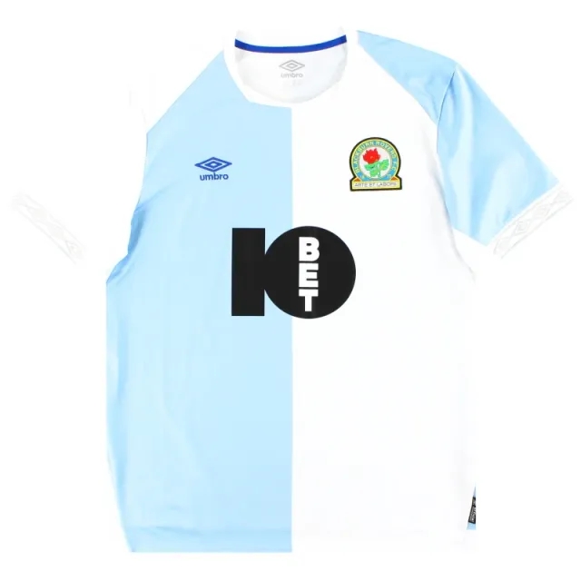 2018-19 Blackburn Umbro Home Shirt XL - Blackburn Rovers / Excellent / XL