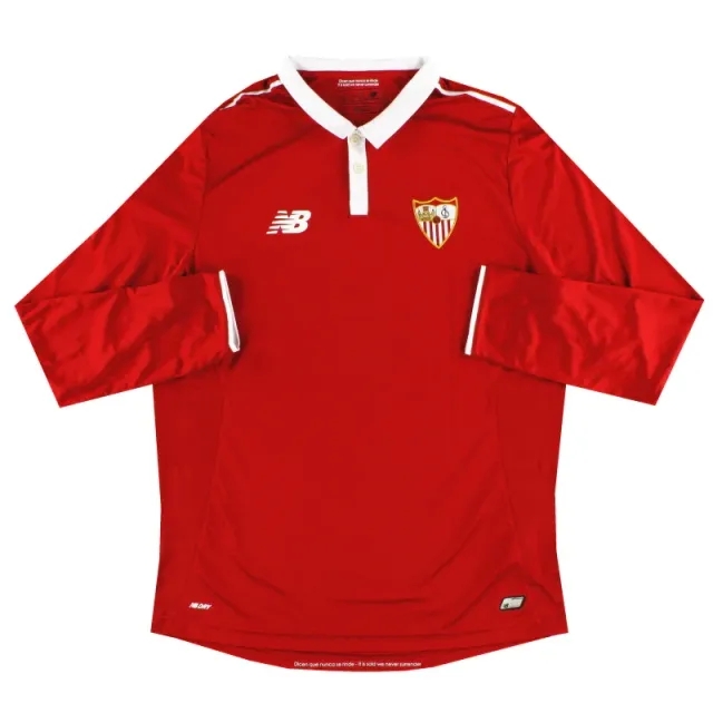 2016-17 Sevilla New Balance Away Shirt L/S L - Sevilla / Excellent / Large