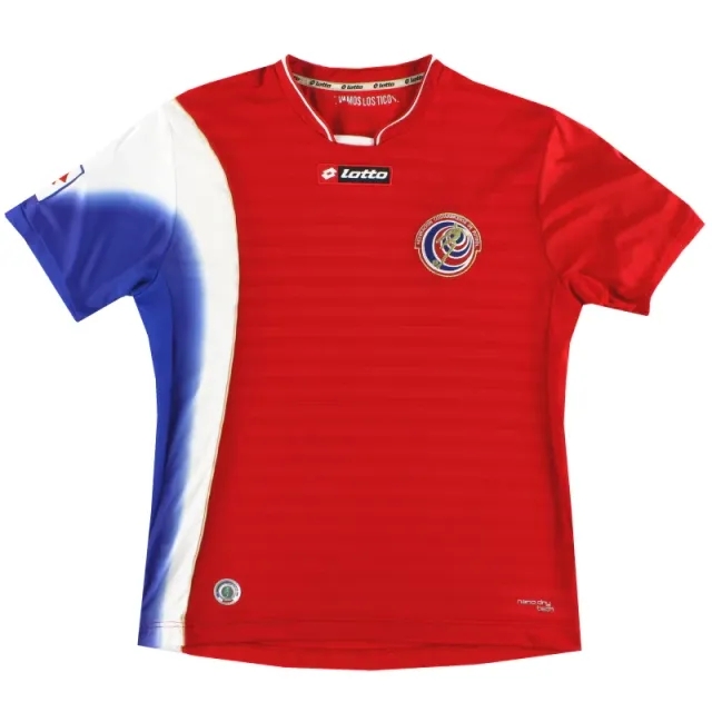 2012-13 Costa Rica Lotto Home Shirt S - North and Central American / Caribbean Zone / Excellent / Small