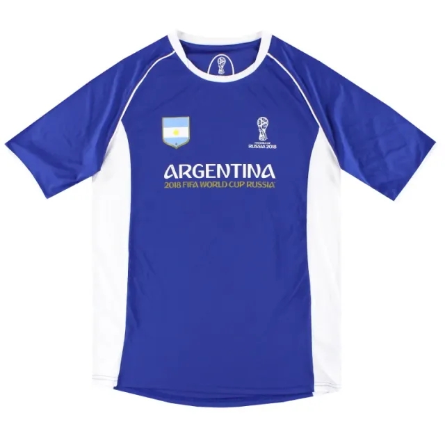 2018 Argentina World Cup Tee L - Argentina / Excellent / Large