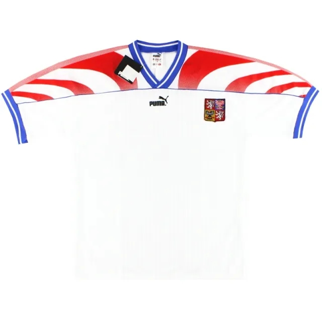 1995-96 Czech Republic Puma Away Shirt *w/tags* L - Czech Republic / w/tags / Large