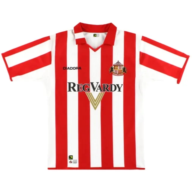 2004-05 Sunderland Diadora Home Shirt M - Sunderland / Excellent / Medium