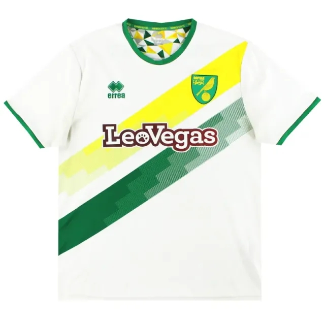 2018-19 Norwich Errea Away Shirt XL - Norwich City / Very good / XL