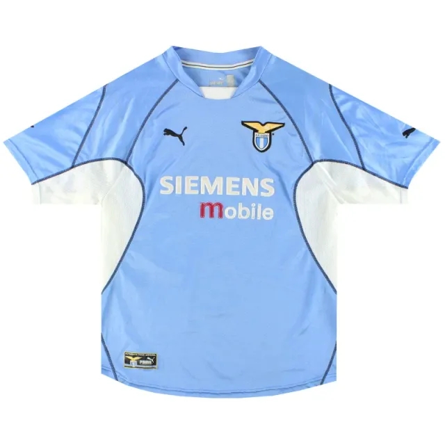 2001-02 Lazio Puma Home Shirt M - Lazio / Excellent / Medium