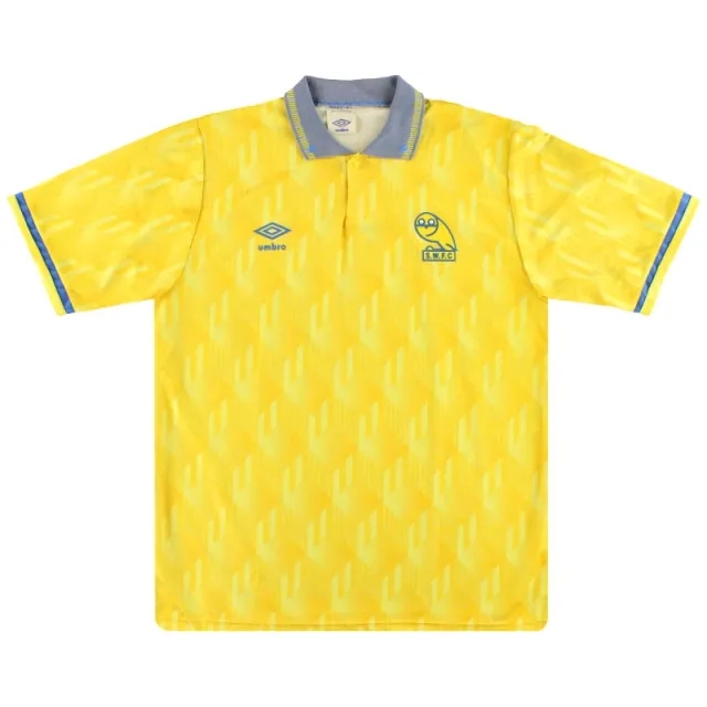 1991-92 Sheffield Wednesday Umbro Away Shirt L - Sheffield Wednesday / Excellent / Large