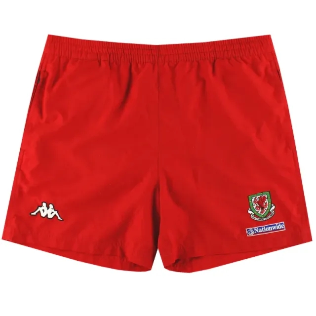 2008-10 Wales Kappa Training Shorts L - Wales / Very good / Large