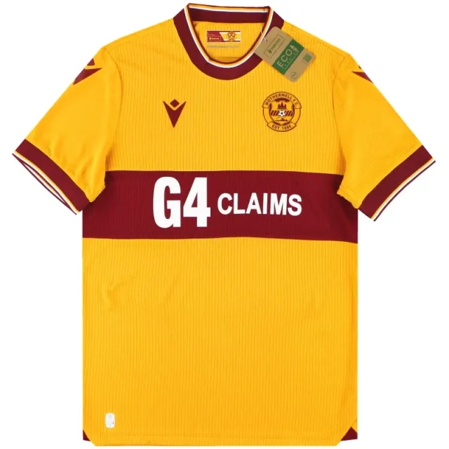 2023-24 Motherwell Macron Home Shirt *BNIB* - Other Scottish Clubs / BNIB / Large
