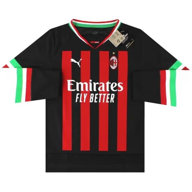2022-23 AC Milan Puma Oversized Winter Shirt *w/tags* - AC Milan / w/tags / XXL