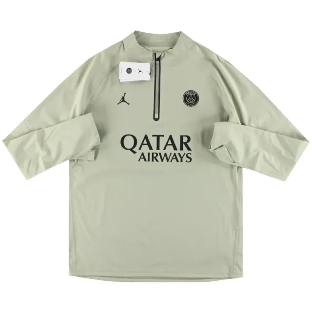 2023-24 Paris Saint-Germain Jordan Player Issue Storm-FIT Winter Warrior Elite Drill Top *w/tags* - Paris Saint-Germain / w/tags / XS