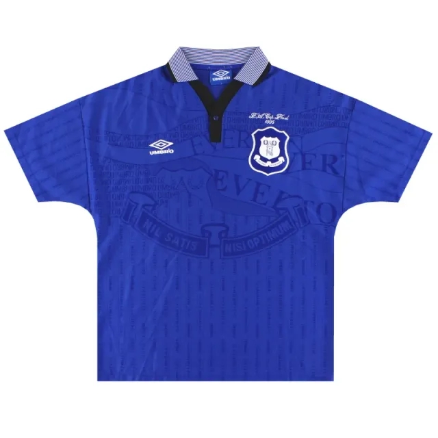 1995-96 Everton Umbro 'FA Cup Final' Home Shirt XL - Everton / Excellent / XL