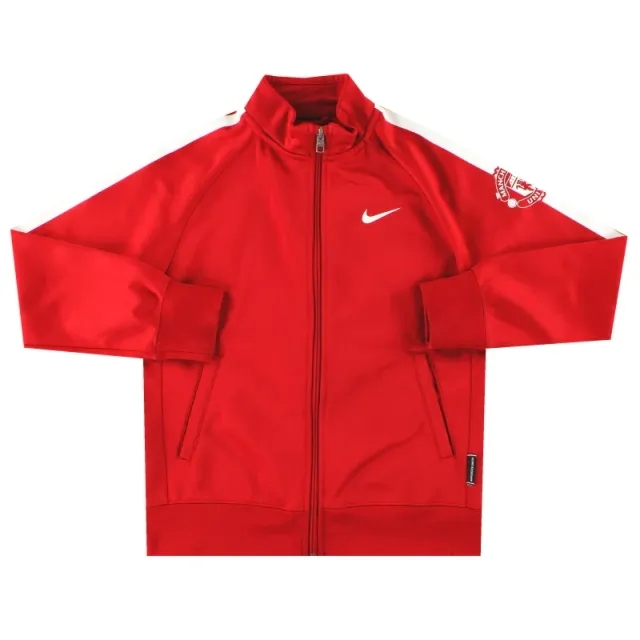 2014-15 Manchester United Nike N98 Track Jacket L.Boys - Manchester United / Excellent / Youth