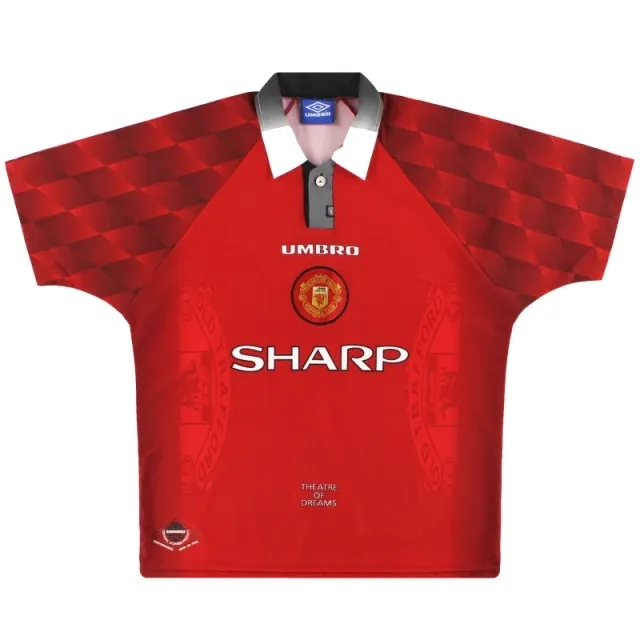 1996-98 Manchester United Umbro Home Shirt XL - Manchester United / Very Good / XL