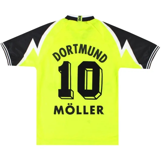1995-96 Borussia Dortmund Nike Home Shirt Moller #10 S - Dortmund / Excellent / Small