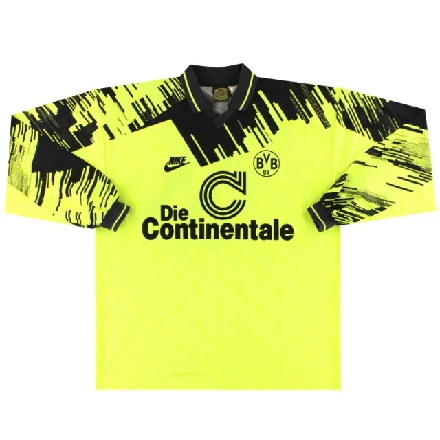 1993-94 Borussia Dortmund Nike Home Shirt #11 L/S XL - Dortmund / Excellent / XL