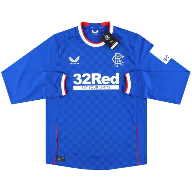 2022-23 Rangers Castore Pro Home Shirt L/S *BNIB* - Rangers / BNIB / Small