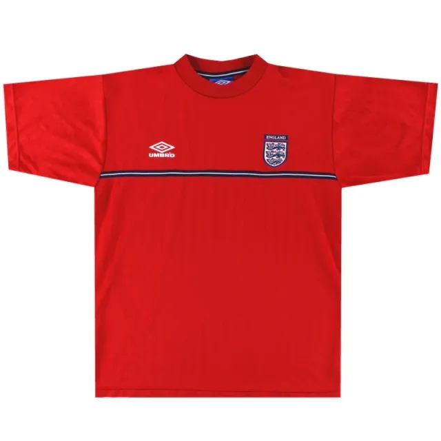 1999-01 England Umbro Training Shirt L - England / Excellent / Large