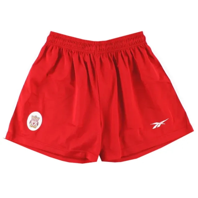 1998-00 Liverpool Reebok Home Shorts *Mint* L - Liverpool / Mint / Large