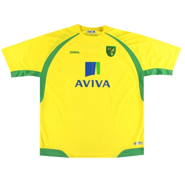 2010-11 Norwich City Home Shirt XXXL - Norwich City / Excellent / XXXL