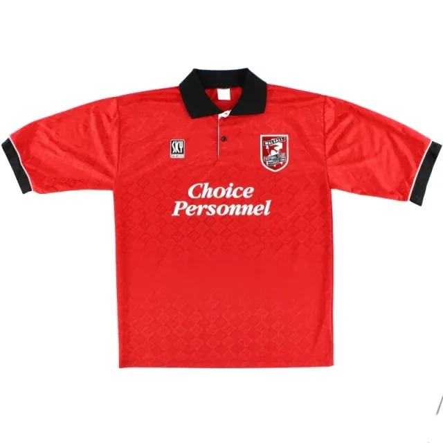 1995-96 Walsall Home Shirt M - Walsall / Excellent / Medium