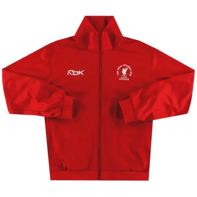 2005 Liverpool 'The Final Istanbul' Reebok Track Jacket XL - Liverpool / Excellent / XL