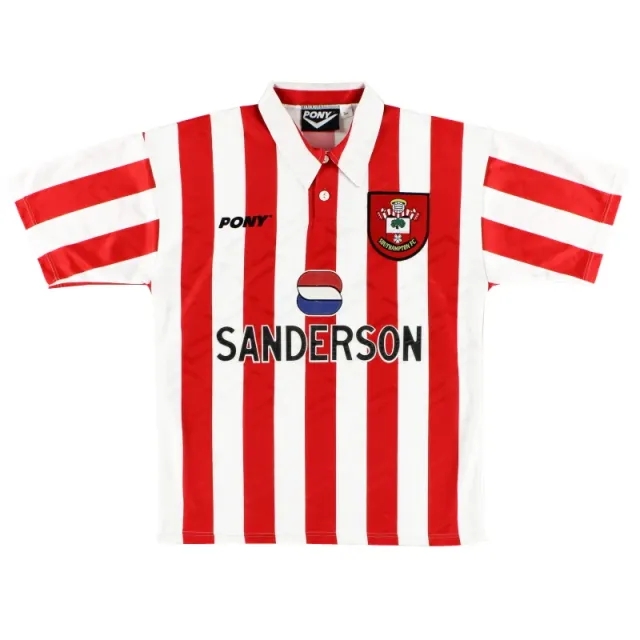 1995-97 Southampton Pony Home Shirt XXL - Southampton / Mint / XXL