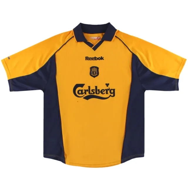 2000-02 Liverpool Reebok Away Shirt *Mint* L - Liverpool / Mint / Large
