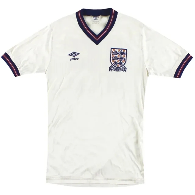 1984-87 England Umbro U-21 Match Issue Home Shirt #15 M - England / Excellent / Medium