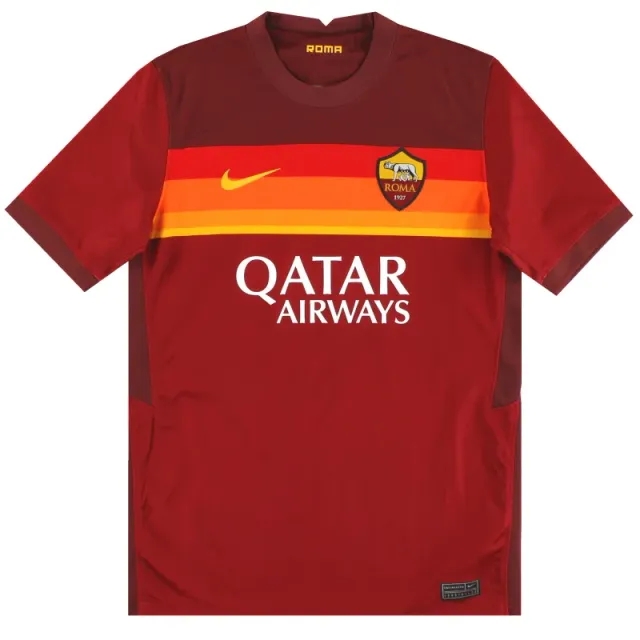 2020-21 Roma Nike Home Shirt L.Boys - Roma / Excellent / Youth