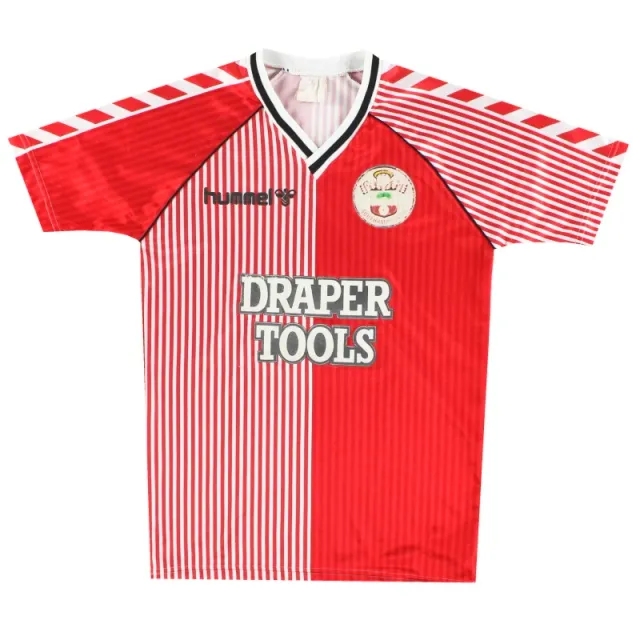 1987-89 Southampton Hummel Home Shirt Y - Southampton / Very Good / Youth