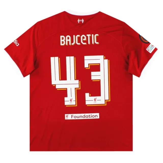 2023-24 Liverpool Nike Home Shirt Bajcetic #43 *w/tags* XL - Liverpool / w/tags / XL
