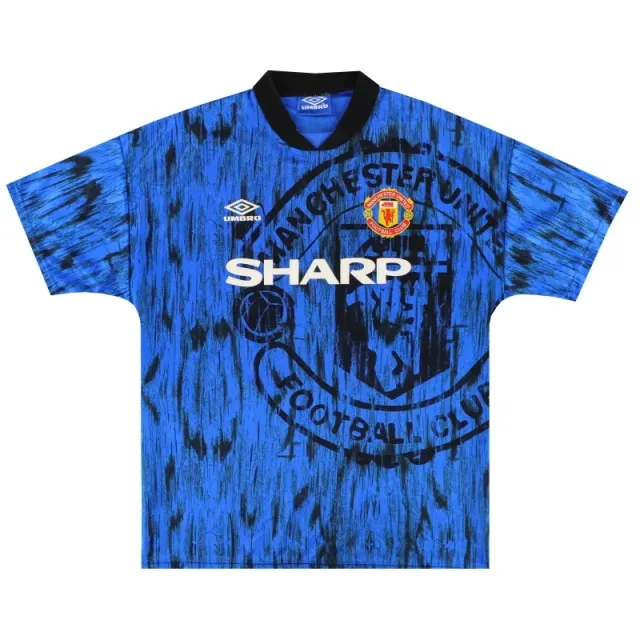 1992-93 Manchester United Umbro Away Shirt M - Manchester United / Excellent / Medium