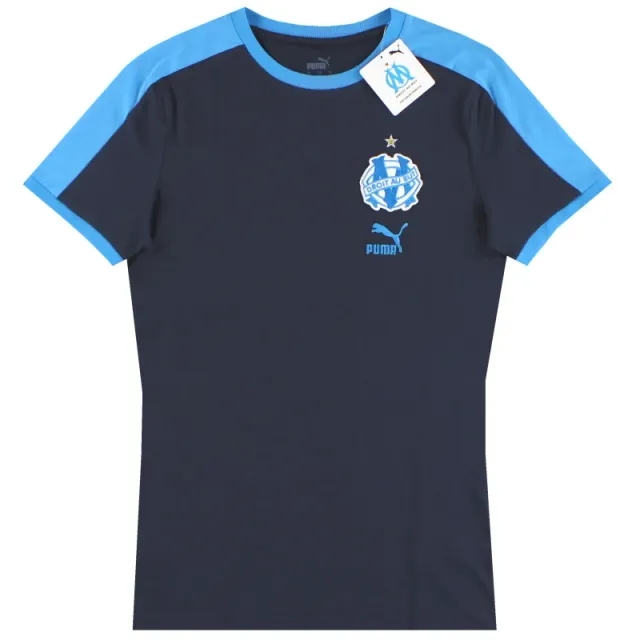 2022-23 Marseille Puma FtblHeritage T7 Tee *w/tags* - Olympique Marseille / w/tags / Small
