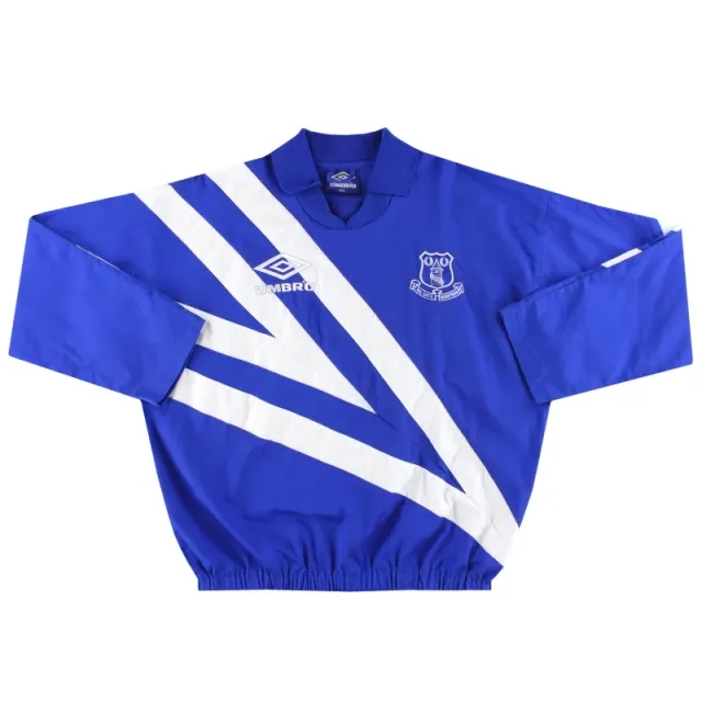 1991-93 Everton Umbro Drill Top XL - Everton / Very Good / XL