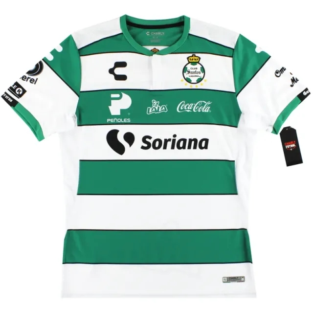 2019-20 Santos Laguna Charly Home Shirt *w/tags* - Central and South American Clubs / w/tags / Large