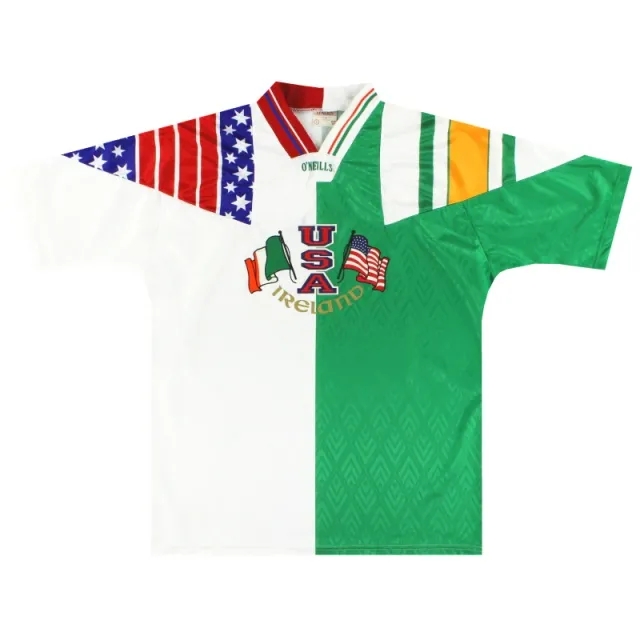 1994 Ireland O'Neills World Cup T-Shirt *As New* M - Ireland / As New / Medium