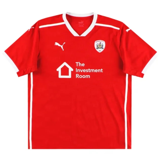 2020-21 Barnsley Puma Home Shirt XL - Barnsley / Very Good / XL