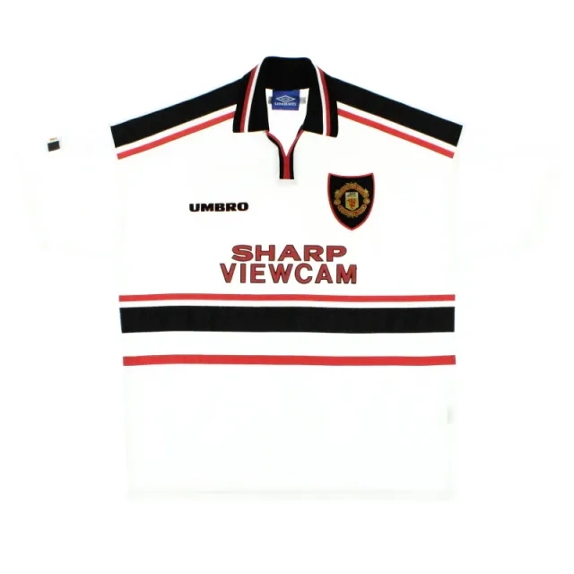 1997-99 Manchester United Umbro Away Shirt Y - Manchester United / Excellent / Youth