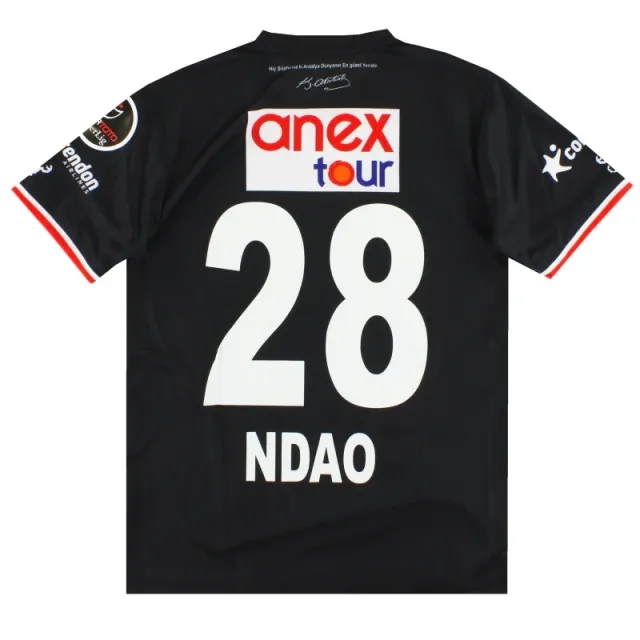 2021-22 Antalyaspor Player Issue Away Shirt Ndao #28 S - Other Turkish Clubs / Excellent / Small
