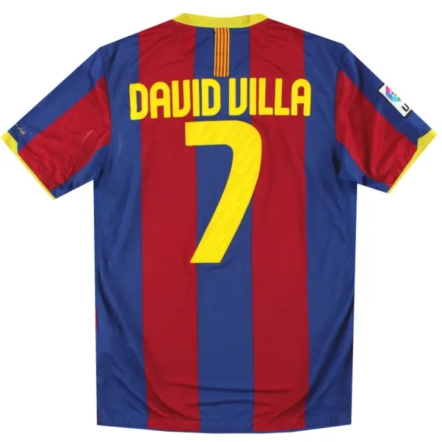 2010-11 Barcelona Nike Home Shirt David Villa #7 M - Barcelona / Very good / Medium