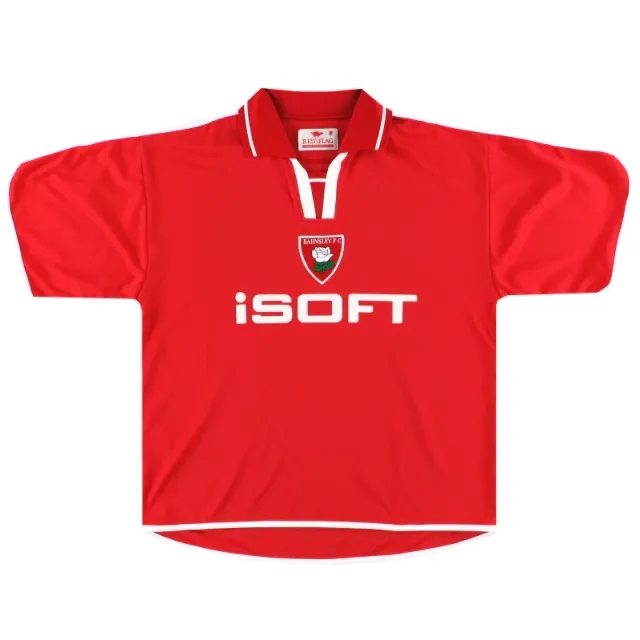 2002-03 Barnsley Home Shirt *Mint* M - Barnsley / Mint / Medium