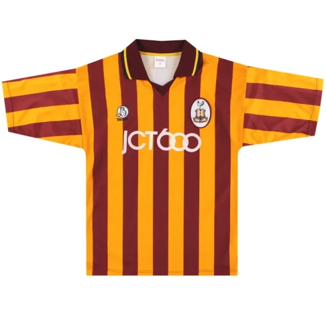 1997-99 Bradford City Home Shirt M - Bradford City / Excellent / Medium