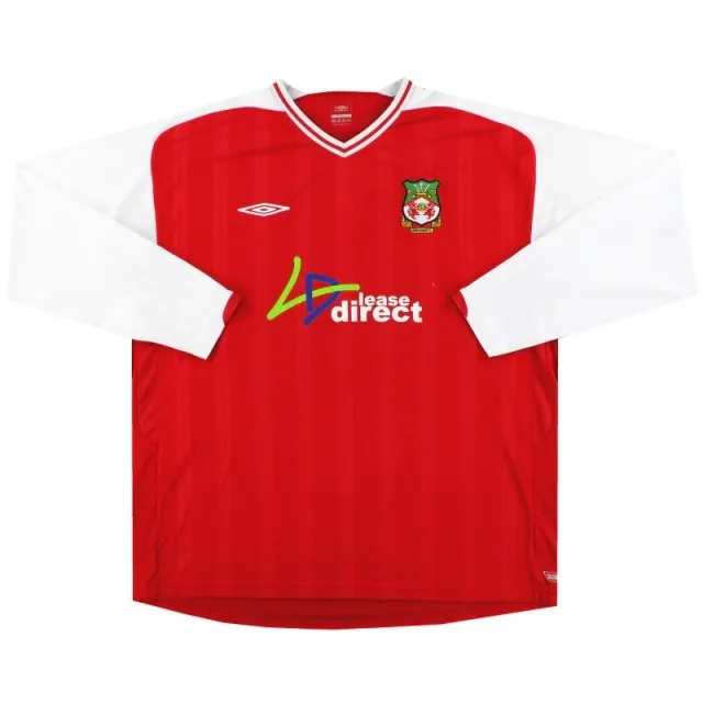 2009-10 Wrexham Umbro Home Shirt L/S XXXL - Wrexham / Excellent / XXXL