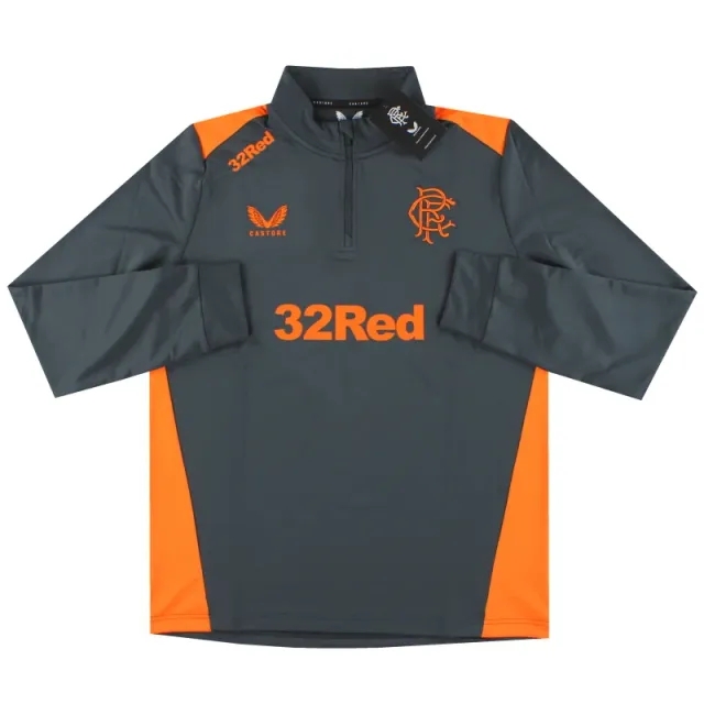2023-24 Rangers Castore Coaches 1/4 Zip Training Top *BNIB* - Rangers / BNIB / Large