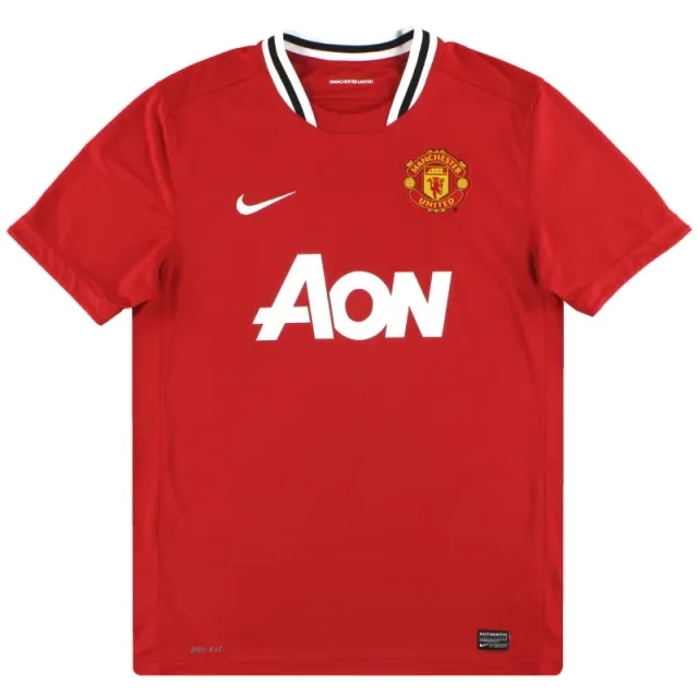 2011-12 Manchester United Nike Home Shirt #6 XL - Manchester United / Excellent / XL