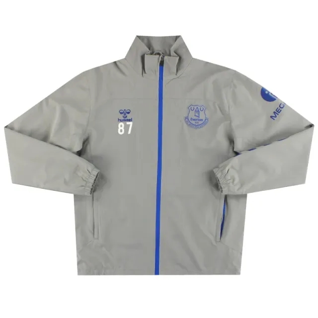 2021-22 Everton Hummel Track Jacket #87 M - Everton / Excellent / Medium