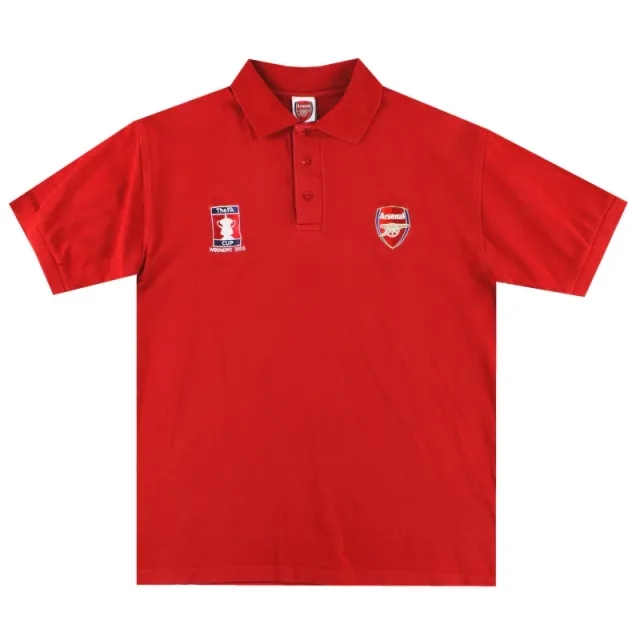 2002-03 Arsenal 'F.A Cup Winners' Polo Shirt  M - Arsenal / Excellent / Medium