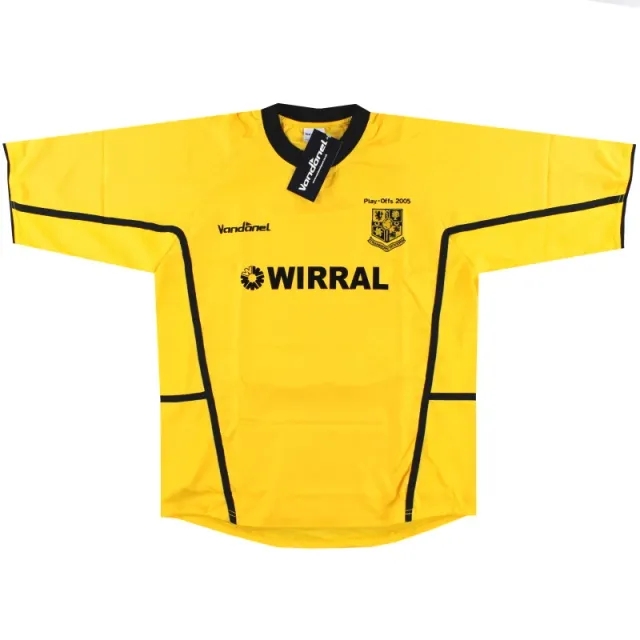 2004-06 Tranmere Rovers Vandanel 'Play-Offs'  Away Shirt *w/tags* L - Tranmere Rovers / w/tags / Large