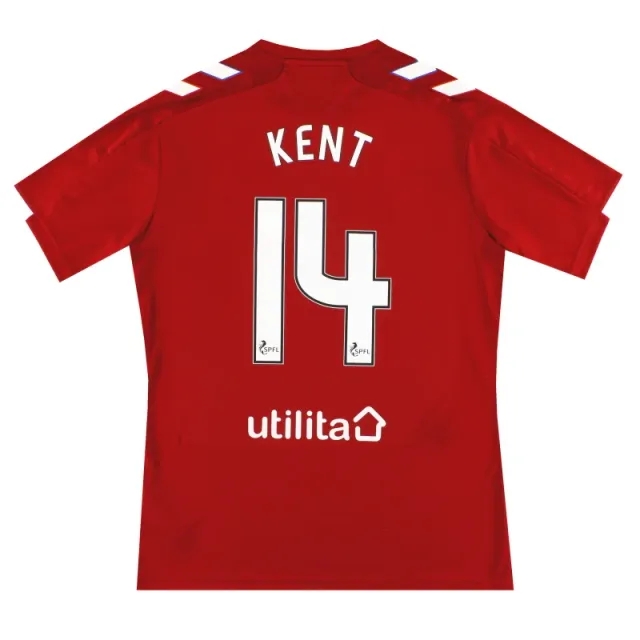 2019-20 Rangers Hummel Third Shirt Kent #14 *Mint* L - Rangers / Mint / Large